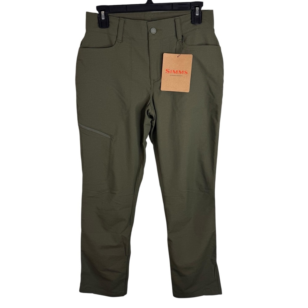 Simms Women's Sz 2 Wanaka Fishing Pants Green UPF 50+ NWT